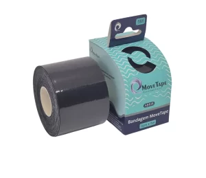 Bandagem Elástica - Rolo - Cor Sólida 5mx5cm - Preto, 5m x 5cm